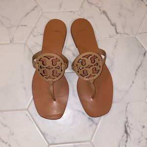 Tory Leather Flip Flops